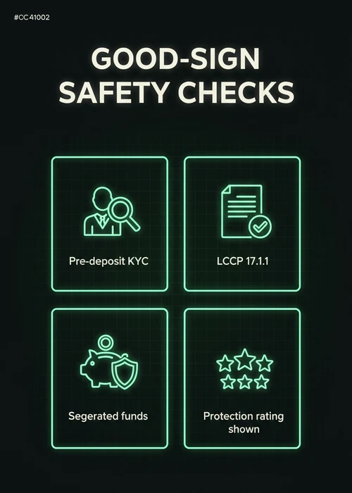 Secure padlock icon over a bank transfer payment graphic, symbolising safety in online casino transactions.